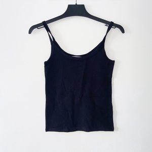 FOREVER 21 Black Camisole Crop Tank Top Tight